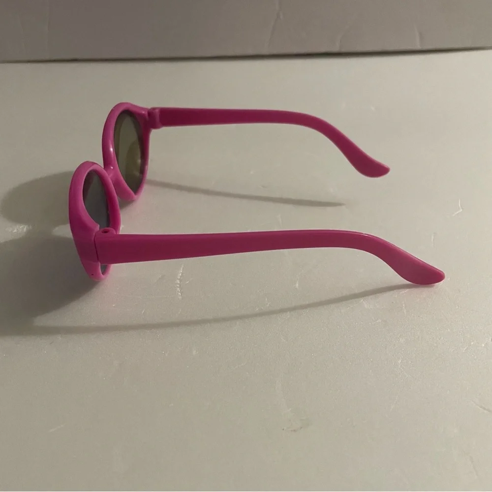 Girls Pink Sunglasses Black Lenses